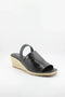 Jorge Bischoff Textured Wedge Espadrille Slingback Sandals
